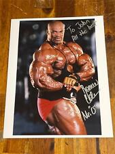 Mr Olympia RONNIE COLEMAN Autographed HAND-SIGNED bodybuilding muscle photo picture