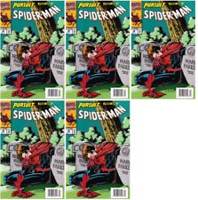 Spider-Man #45 Newsstand Cover Marvel Comics - 5 Comics picture