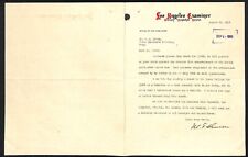 Los Angeles Examiner William Randolph Heart Letterhead  R.A. Rowan re: Payment picture