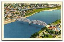 Mid-Delaware River Bridge, Connecting Port Jervis NY And Matamoras, PA Postcard picture