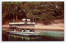 Postcard Stephen Foster Memorial, White Springs Florida FL Tourist Boat picture