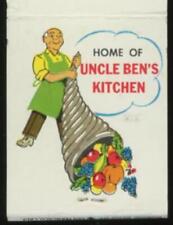 UNCLE BEN'S KITCHEN RAMADA INN ROADSIDE HOTELS UNUSED MATCHBOOK COVER 24-37 picture
