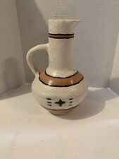 Vintage Signed Southwestern Native American hsndpainted pottery vessel picture