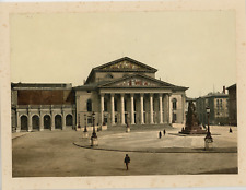 Munich. Court Theatre. PZ Vintage Photochromy, Germany Photochromie, Vintag picture