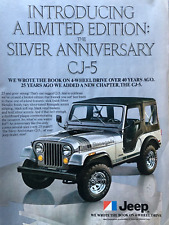 Vintage 1979 Jeep CJ Renegade Silver Anniversary original color ad AM031 picture