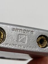 Vintage Collectible Sarome Metallic Chrome Silver Lighter Gas Japan Restoration picture