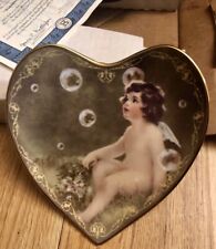 Bradex “Bubbling Joy” Love’s Heavenly Messengers porcelain wall plate picture