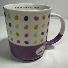 Starbucks Coffee Cup 2007 Spring Purple Chick Eggs 12 oz Mug Easter picture