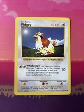 Pokemon Card Pidgey Shadowless Base Set Common 57/102 Near Mint Condition picture