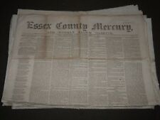 1870-1871 ESSEX COUNTY MERCURY NEWSPAPER LOT OF 12 ISSUES - SALEM - NP 2385 picture