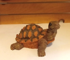 J.T.S  International Turtle/Tortoise Figurines Orange ~ 6 x 4 x 4