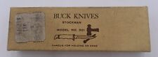 Vintage Buck Knife Box & Paperwork Only Stockman 301 1967-1972 Replacement picture