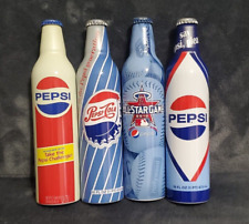 Lot of 4 Pepsi-Cola 16 oz Unopened Aluminum Bottles picture