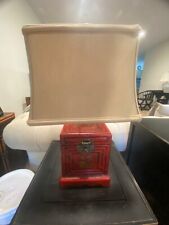 VINTAGE CHINESE SQUARE LAMP picture