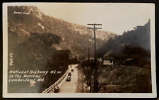 Vintage Postcard 1901-1907 National Hwy, Route 40, Cumberland, Maryland (RPPC) picture