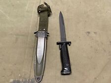 ORIGINAL VIETNAM WAR US ARMY M5A1 RIFLE FIGHTING KNIFE & SCABBARD-IMPERIAL picture