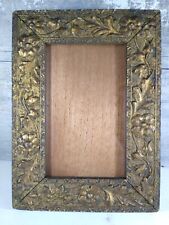 Small Ornate Antique Picture Frame Fits 4 1/8 x 6 5/8