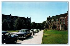 1957 Purdue University Women's Residence Hall Lafayette Indiana Vintage Postcard picture