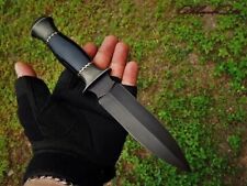 Custom Handmade D2 Steel Hunting Bowie Knife , Micarta Handle Hunting Knife picture
