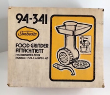 Vintage 1980 Sunbeam 94-341 Food Grinder for Mixmaster 1-150, 1-161, 1–163 NIB picture