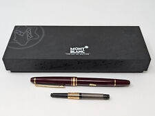 Montblanc Generation Fountain Pen 14K F Nib Burgundy GT W/ Box + Manual picture