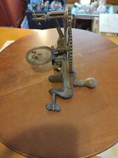 Antique Penn Hardware Co Crank Apple Peeler With Wood Handle For Parts Restore picture