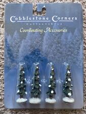 NIP Vintage Cobblestone Corners Coordinating Accessories Trees picture