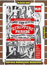 Metal Sign - 1956 Strippers Parade- 10x14 inches picture