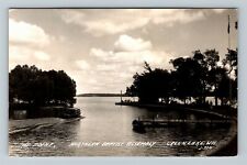 RPPC Green Lake WI-Wisconsin Point Northern Baptist Assembly 1947 Old Postcard picture