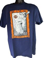 Take The Country By Storm, Harley Davidson T Shirt Size Large Mesa Az. Navy picture