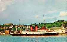 RMS King George V turbine ship vintage postcard a67 picture