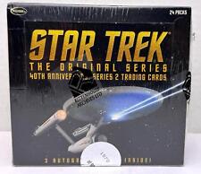 2008 Star Trek Original Series 40th Anniversary Series 2 TOS Trading Card Box 24 picture