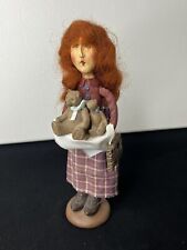 VTG Melancholy Dollies 7.5” Figurine “Beth” I Love Bears Sandy Harrison Signed picture