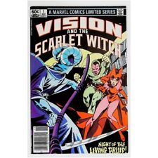 Vision and the Scarlet Witch #1 Newsstand 1982 series Marvel comics VF+ [s@ picture