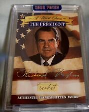 2020 POTUS WORD FROM THE PRESIDENT * RICHARD NIXON * AUTHENTIC HANDWRITTEN WORD picture