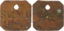 German South West Africa Dog Tag Without Year, Approx. 1900 - Very Rare 66573 picture