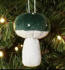Fabric Mushroom Christmas Tree Ornament Dark Green Wondershop Target New picture