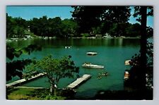 Angola IN-Indiana, Bay View On Lake James, Antique, Vintage c1984 Postcard picture