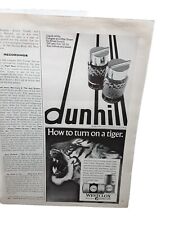 1966 Dunhill Cologne After Shave And Westclox Watches Vintage Print Ad picture