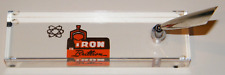 Vintage BRILLION Iron Works Lucite Pen Holder Rare WISCONSIN USA Industrial NICE picture