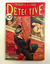 Thrilling Detective Pulp Jan 1935 Vol. 13 #2 VG- 3.5 TRIMMED picture
