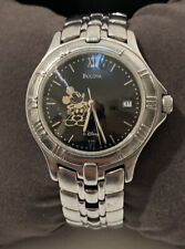 Bulova Mickey Mouse Logo Stainless Steel Watch Vintage LIMITED EDITION C837175 picture