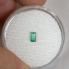 DEEP GREEN NATURAL COLOMBIAN CUT EMERALD FROM MUZO - W/ GIA ALUMNI CHECK picture