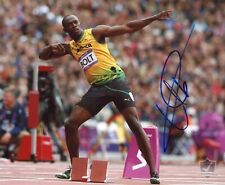 Usain Bolt Signed 10x8 Photo OnlineCOA AFTAL picture