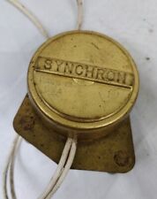 Synchron Clock BRASS bodied motor 630 110V 60cy 4w 1rpm 34252R-96 292-041 9-73 picture