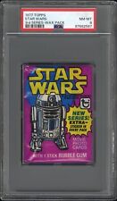 1977 Topps Star Wars 3rd Series Sealed Unopened Wax Pack PSA 8 NM/MT picture