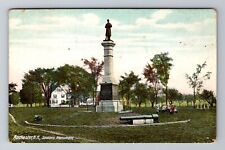 Rochester NH-New Hampshire, Soldiers Monument, Antique Souvenir Vintage Postcard picture