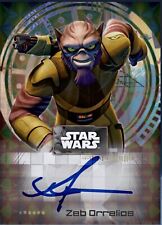 Topps Star Wars Card Trader Signature Series 2022 Black Legendary ZEB ORRELIOS picture