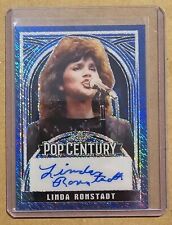 2024 Leaf Metal Pop Century Linda Ronstadt Auto Card #'d 6/6 You're No Good Song picture