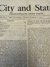 Antique Philadelphia Newspaper from 1902, Discusses “Gangs” and Jacob Riis RARE picture